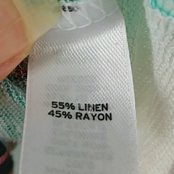 ⭐3/$30 Trouve' Mint Palm Trees Burn Out Top S - Picture 6 of 8